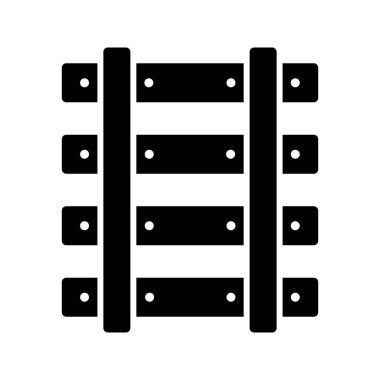 Tren Rayları Kabartma Simgesi