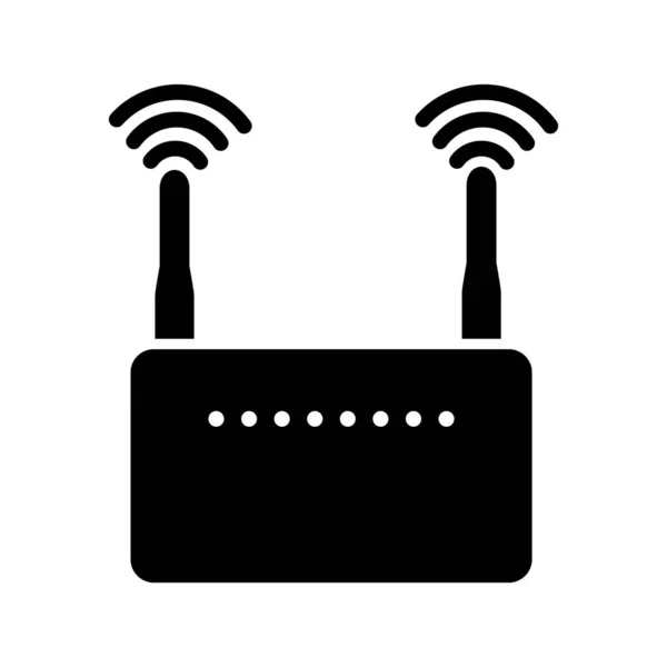 Значок маршрутизатора Wi-Fi — стоковый вектор