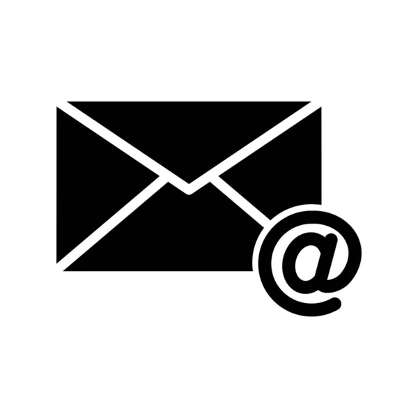 Glifo de correo icono — Vector de stock