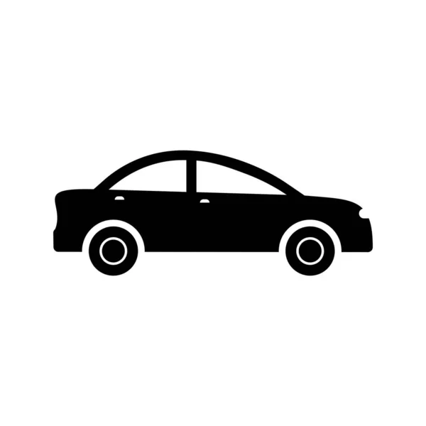 Icono de glifo de coche — Archivo Imágenes Vectoriales
