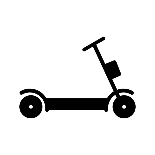 Ícone de glifo Scootie — Vetor de Stock