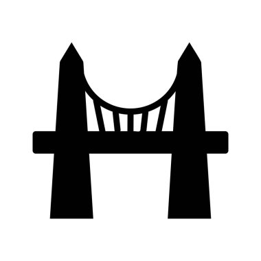 Yapı Glyph Vektör Simgesi Tasarımı