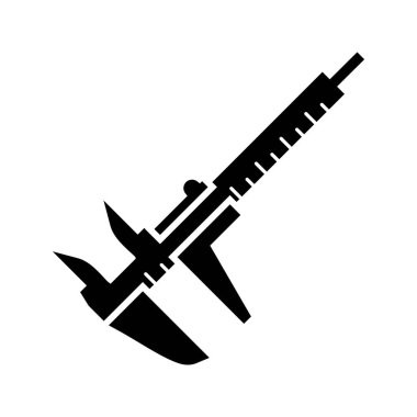 Yapı Glyph Vektör Simgesi Tasarımı