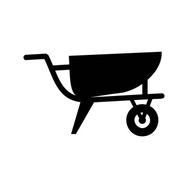 Yapı Glyph Vektör Simgesi Tasarımı