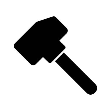 Yapı Glyph Vektör Simgesi Tasarımı