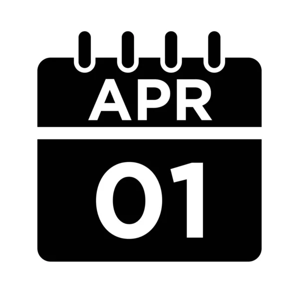 04-Apr - 01 Glyph Icon — Stockvektor