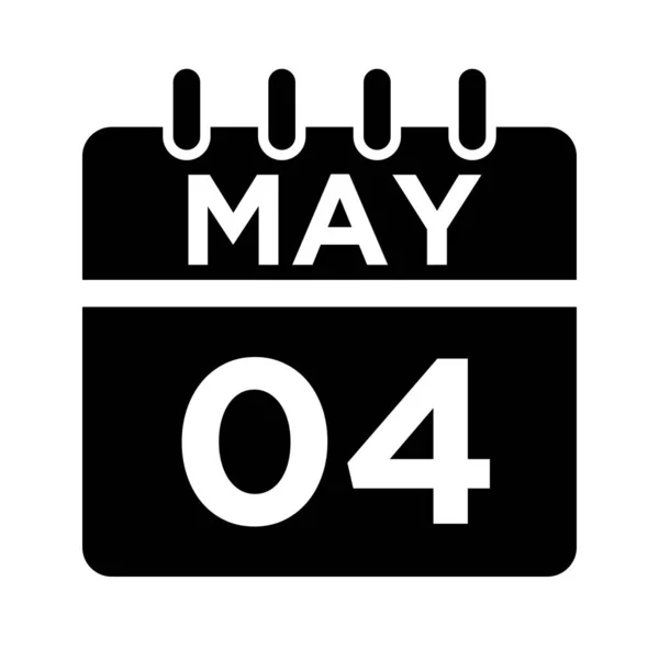 05-Maio - 04 Ícone de glifo — Vetor de Stock