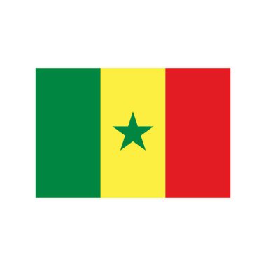 Senegal Düz Simgesi