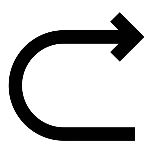 Nyíl 43 Glyph ikon — Stock Vector