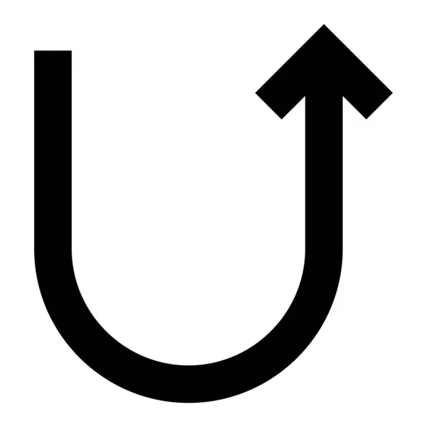 Ok 47 Glyph Simgesi — Stok Vektör