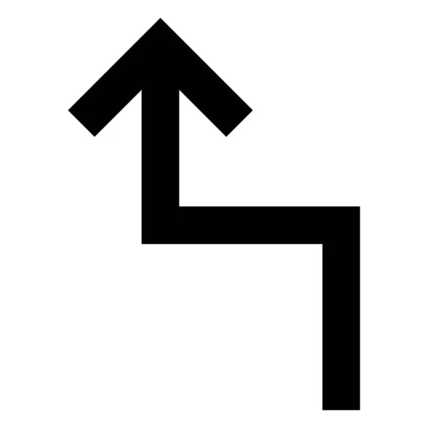 Ok 52 Glyph Simgesi — Stok Vektör