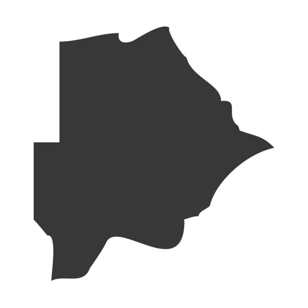 Botswana Glyph Icon design — стоковий вектор