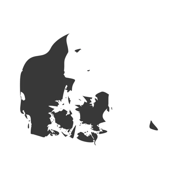 Danemark Glyph Icône design — Image vectorielle
