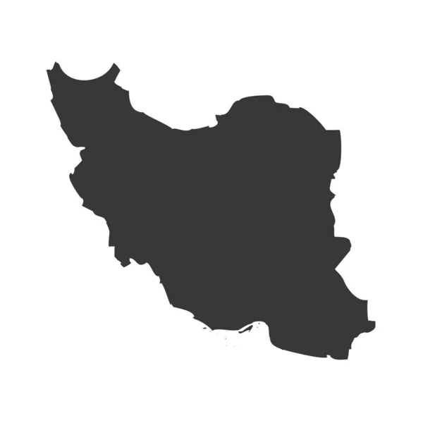 Иран Glyphh Icon — стоковый вектор