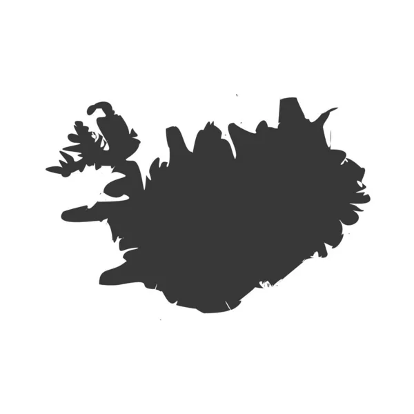 Islande Glyph Icône design — Image vectorielle