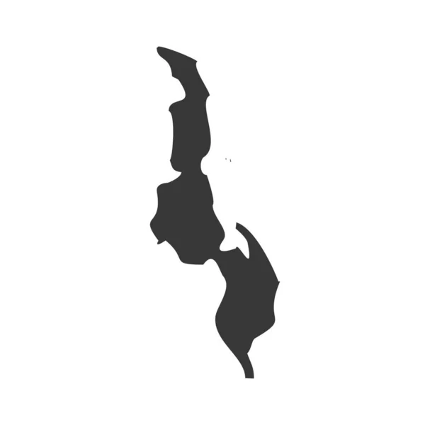 Malawi Glyph Icône design — Image vectorielle