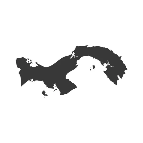 Panamá Glyph Icon design —  Vetores de Stock