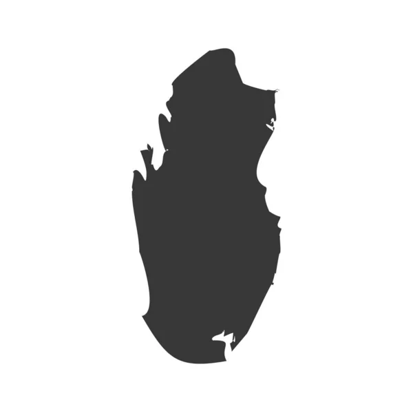 Qatar Glyph Icône design — Image vectorielle