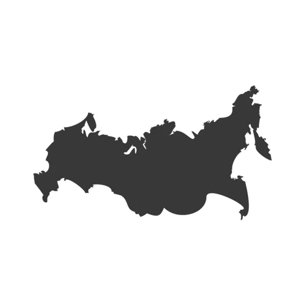 Rússia Glyph Icon design — Vetor de Stock