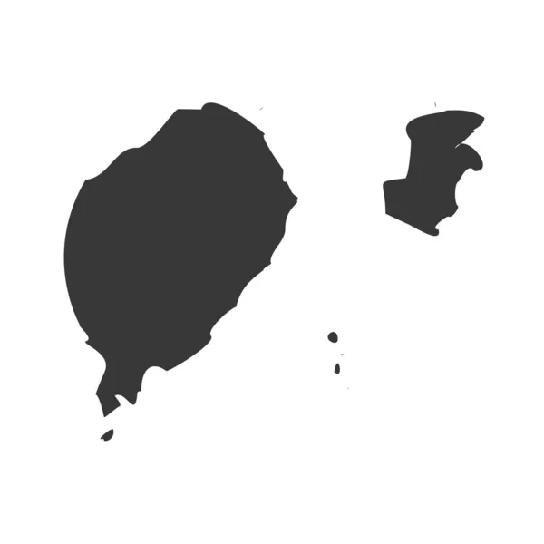 Sao Tomé-et-Principe Glyphe Icône design — Image vectorielle