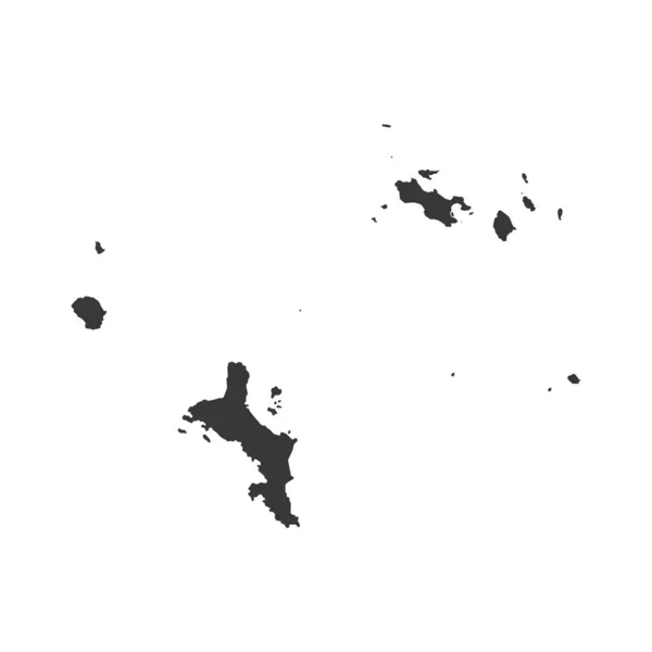 Seychelles Glyph Icône design — Image vectorielle