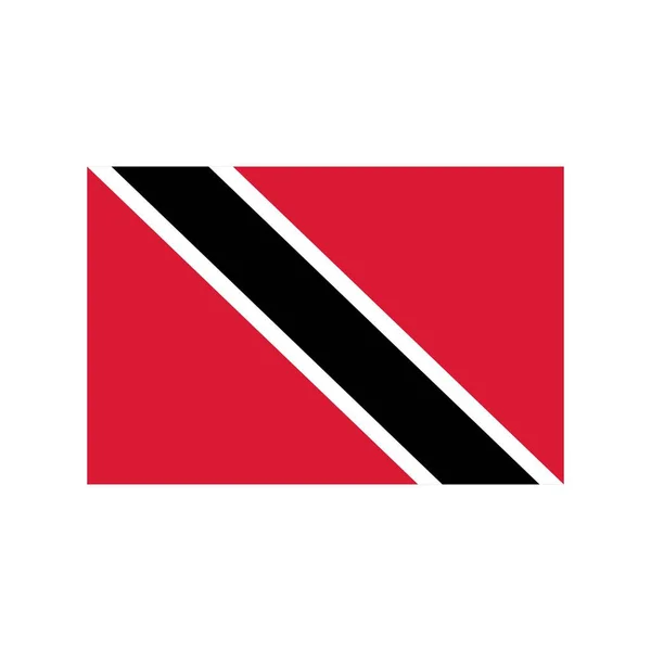 Trinidad e Tobago Icona piatta — Vettoriale Stock