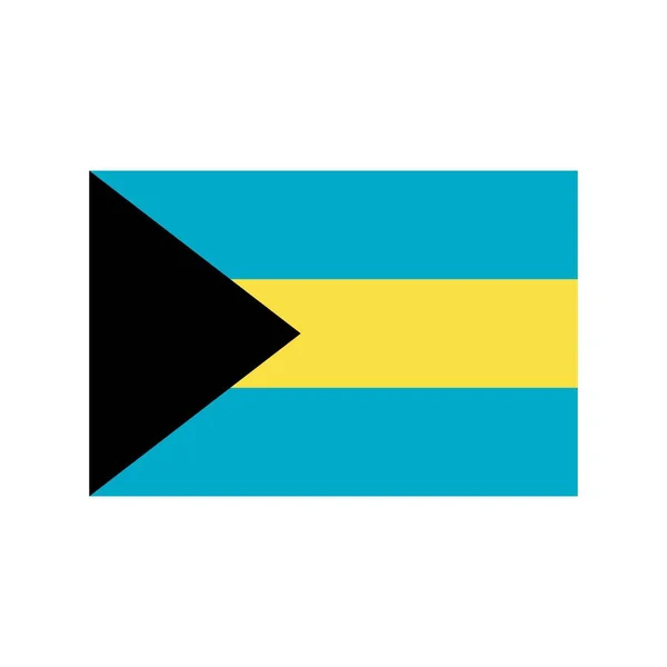 Bahamas Platte Pictogram — Stockvector