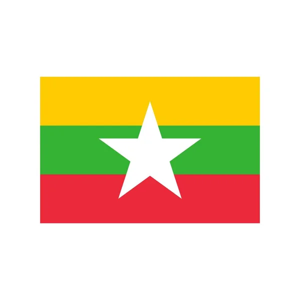 Burma Flat Icon — 图库矢量图片