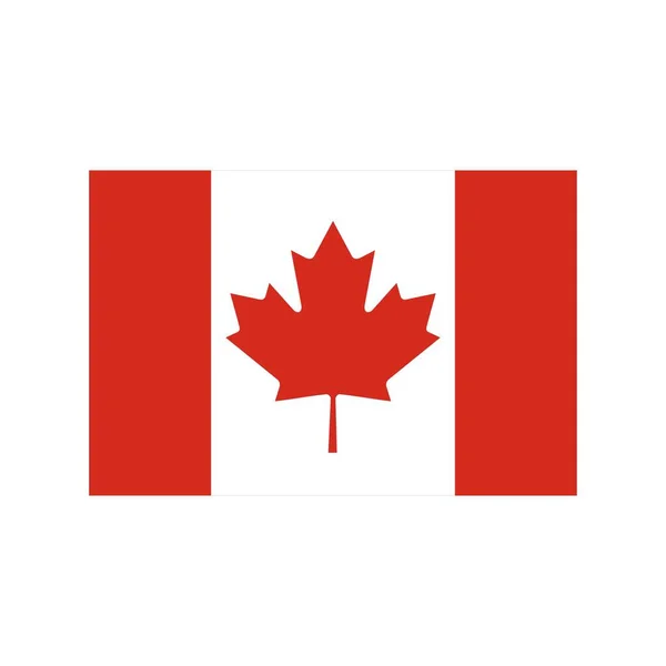 Platte Pictogram Canada — Stockvector
