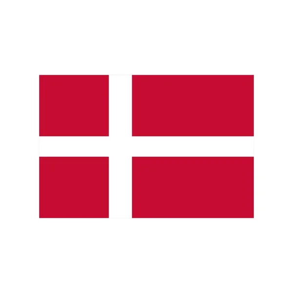 Датская плоская икона — стоковый вектор
