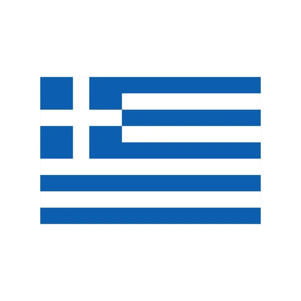 Grecia Icona piatta — Vettoriale Stock