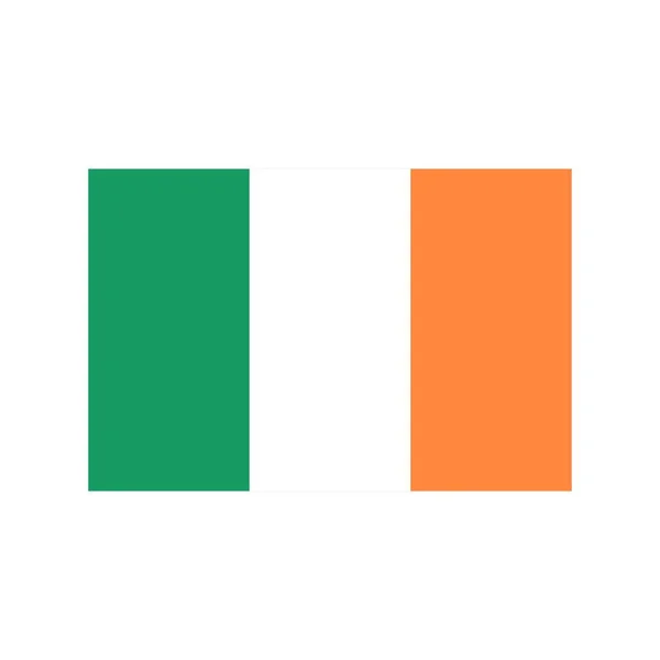 Irlande Icône plate — Image vectorielle