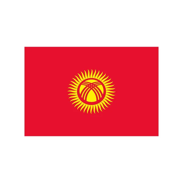 吉尔吉斯斯坦平面图标 — 图库矢量图片