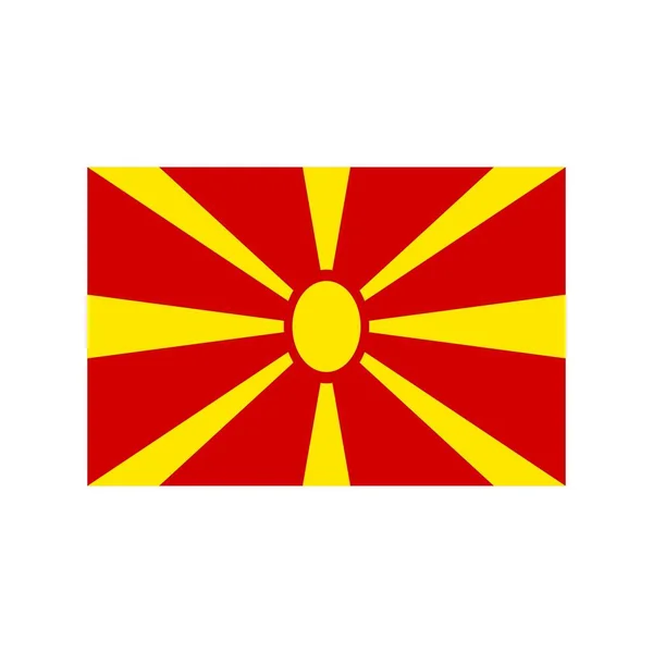 Macedonia Apartamento Icon — Archivo Imágenes Vectoriales