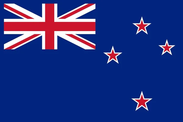 Ícone plano da Nova Zelândia —  Vetores de Stock