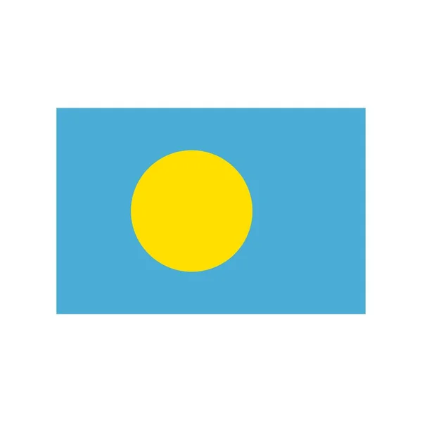 Επίπεδη εικόνα Palau — Διανυσματικό Αρχείο