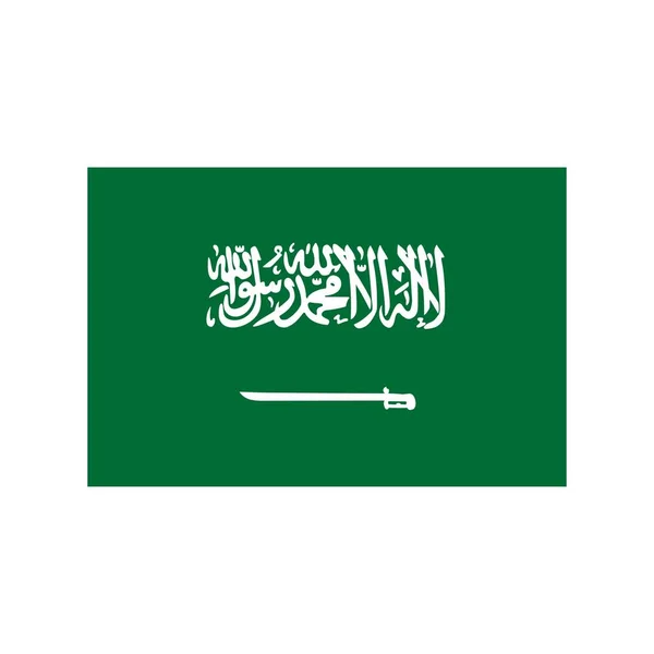 Flache Ikone Saudi-Arabiens — Stockvektor