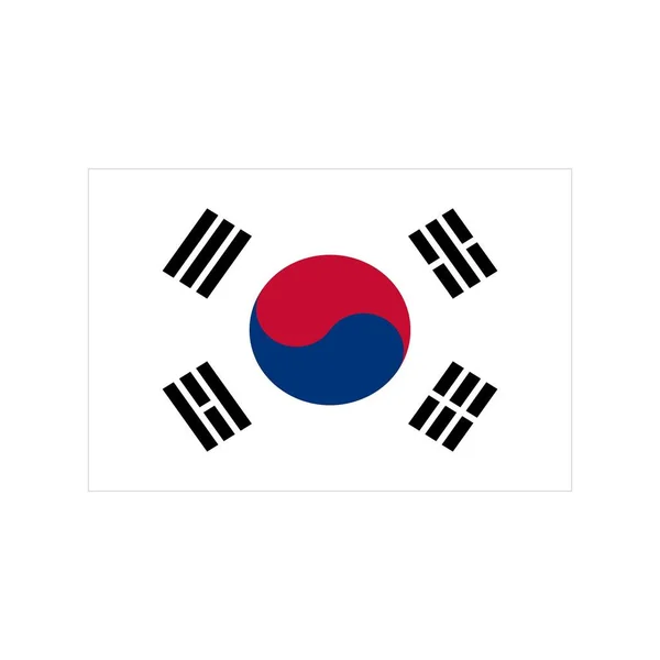 South Korea Flat Icon — Stock Vector