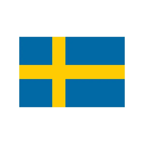Suécia Flat Icon —  Vetores de Stock