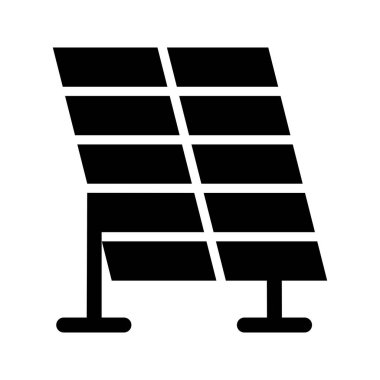 Güneş Paneli II Glyph Simgesi