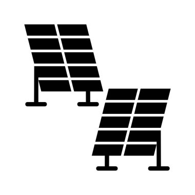 Güneş Paneli Kabartma Simgesi