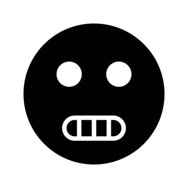 Yüzünü buruşturan Kabartma Simgesi