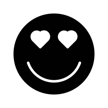 kalp gözleri Glyph Simgesi