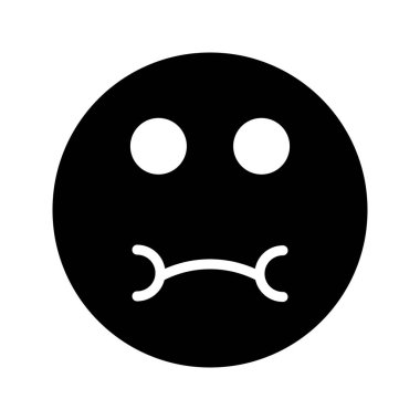 ağız dolusu Glyph Simgesi
