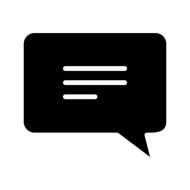 sohbet 45 Glyph Simgesi