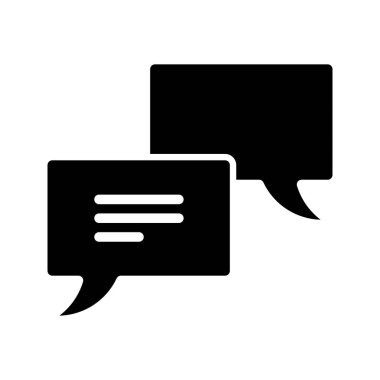 sohbet 50 Glyph Simgesi