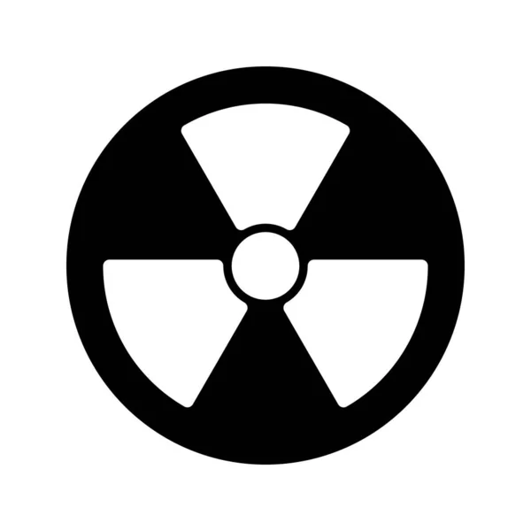 放射線グリフアイコン — ストックベクタ