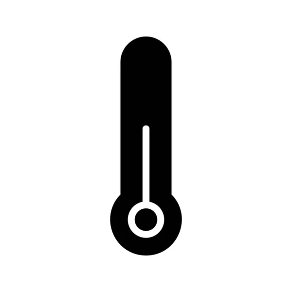 Temperatur Glyf Ikon — Stock vektor