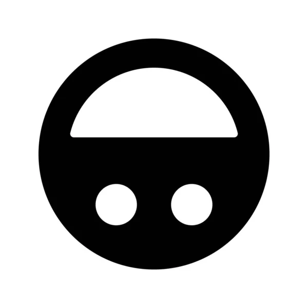 Kopfüber stehendes Glyph Icon — Stockvektor