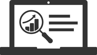 Dijital Analiz Glifi Simgesi